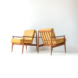 Pair of Mustard Baumritter Chairs