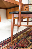 Danish Teak Desk with Finished Back