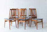 Set of 6 Danish Teak Dining Chairs