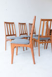 Set of 6 Danish Teak Dining Chairs