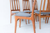Set of 6 Danish Teak Dining Chairs
