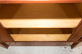 Danish Teak Tambour Door Sideboard