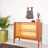 Danish Teak Tambour Door Sideboard