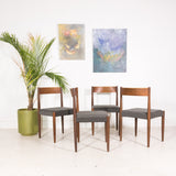 Set of 4 Frem Rojle Danish Teak Dining Chairs