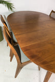 Drexel Dining Set with 3 Leaves and 4 Chairs