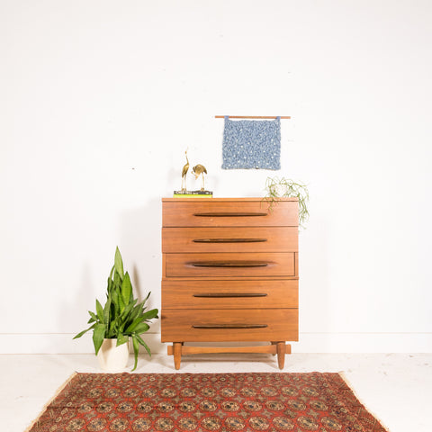 Formica Top Highboy Dresser