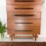 Formica Top Highboy Dresser