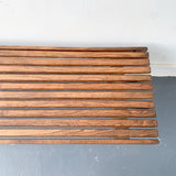 Mid Century Modern Slat Bench