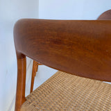 Set of 6 Danish Teak Niels Moller Dining Chairs - Model 75