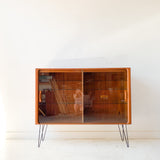 Danish Teak Curio Cabinet