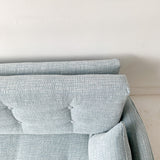 Rowe Sofa with New Light Blue Upholstery