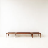 John Keal for Brown Saltman Expandable Slat Bench