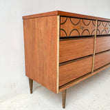 Mid Century Modern 9 Drawer Dresser By Bassett