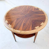 Mid Century Modern Round End Table by Lane