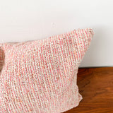 Pink Tweed Lumbar Pillow