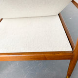 Pair of Mid Century Modern Lounge Chairs with New Upholstery