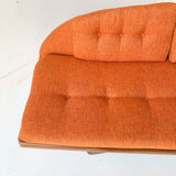 Mid Century Modern Adrian Pearsall Sofa - New Orange Upholstery