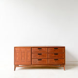 Mid Century Modern Diamond Front Dresser