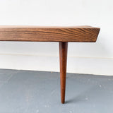 Mid Century Modern Slat Bench