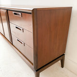 Mid Century Walnut 9 Drawer Dresser