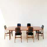 Set of 6 Danish Teak High Back Dining Chairs