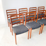 Set of 8 Niels Moller Dining Chairs