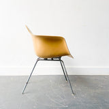 Mid Century Modern Herman Miller Yellow Shell Chair