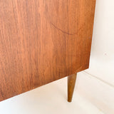 Mid Century Modern Dresser with Sculpted Drawer Pulls