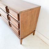 Mid Century Modern Dixie 9 Drawer Dresser