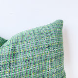 Green Tweed Pillow