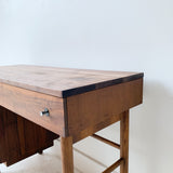 Mid Century Walnut Desk with Solid Walnut Top