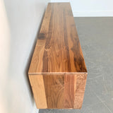 Solid Walnut Media Center with Boomerang Legs