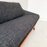Mid Century Modern Gondola Sofa with New Upholstery
