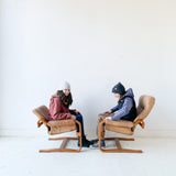 Pair of Vintage Leather Lounge Chairs