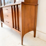 Mid Century Modern Sculpted Front Hutch