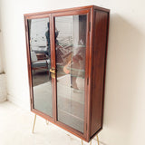 Mid Century Curio Cabinet A