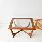 Pair of Mid Century Lane Silhouette End Tables