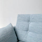 Rowe Sofa with New Light Blue Upholstery