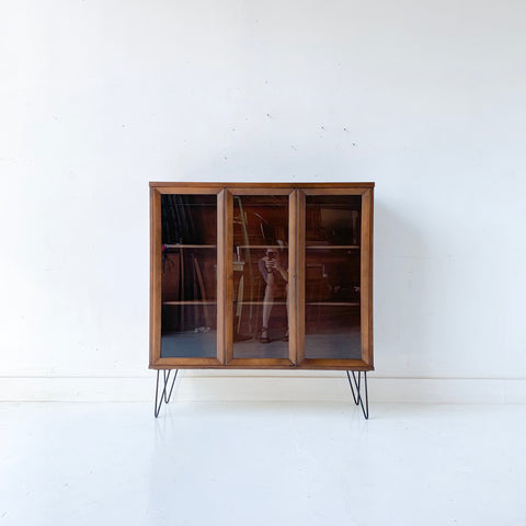 Mid Century Modern Petite Curio Cabinet