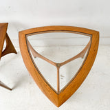 Pair of Mid Century Lane Silhouette End Tables