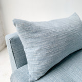 Rowe Sofa with New Light Blue Upholstery