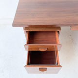 Mid Century Modern Walnut Executive Desk