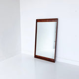 Mid Century Modern Tall Walnut Mirror