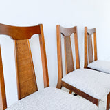 Set of 6 Mid Century American of Martinsville Dining Chairs with New Upholstery