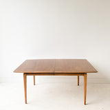 Mid Century Walnut Dining Table w/ 3 Leaves