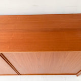 Danish Teak Tambour Door Dresser