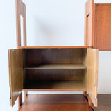 Mid Century Walnut Wall Unit/Room Divider