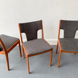 Set of 4 Danish Teak Dining Chairs