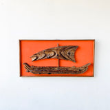 Vintage “Outrigger” Viking Ship by Witco
