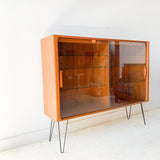 Danish Teak Curio Cabinet